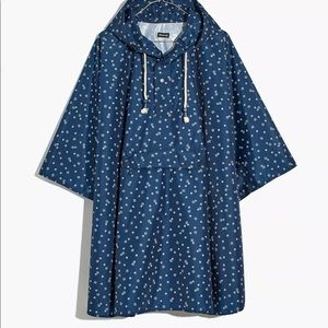Madewell Packable Rain Hooded Poncho